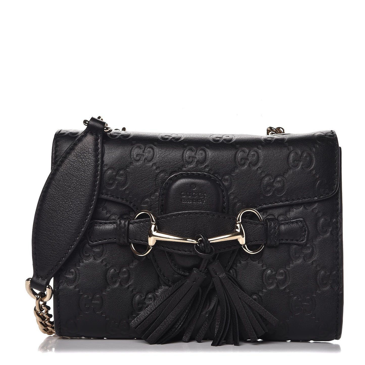 Guccissima Mini Emily Shoulder Bag Black