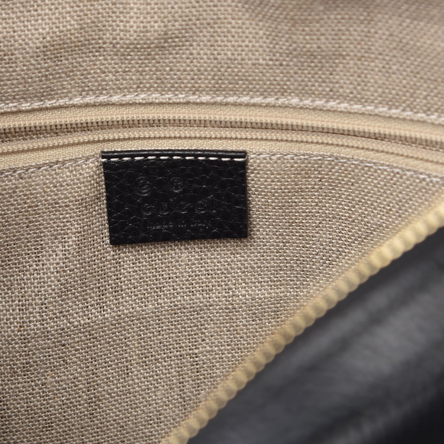 Gucci Dollar Calfskin GG Hobo Black 6 of 9