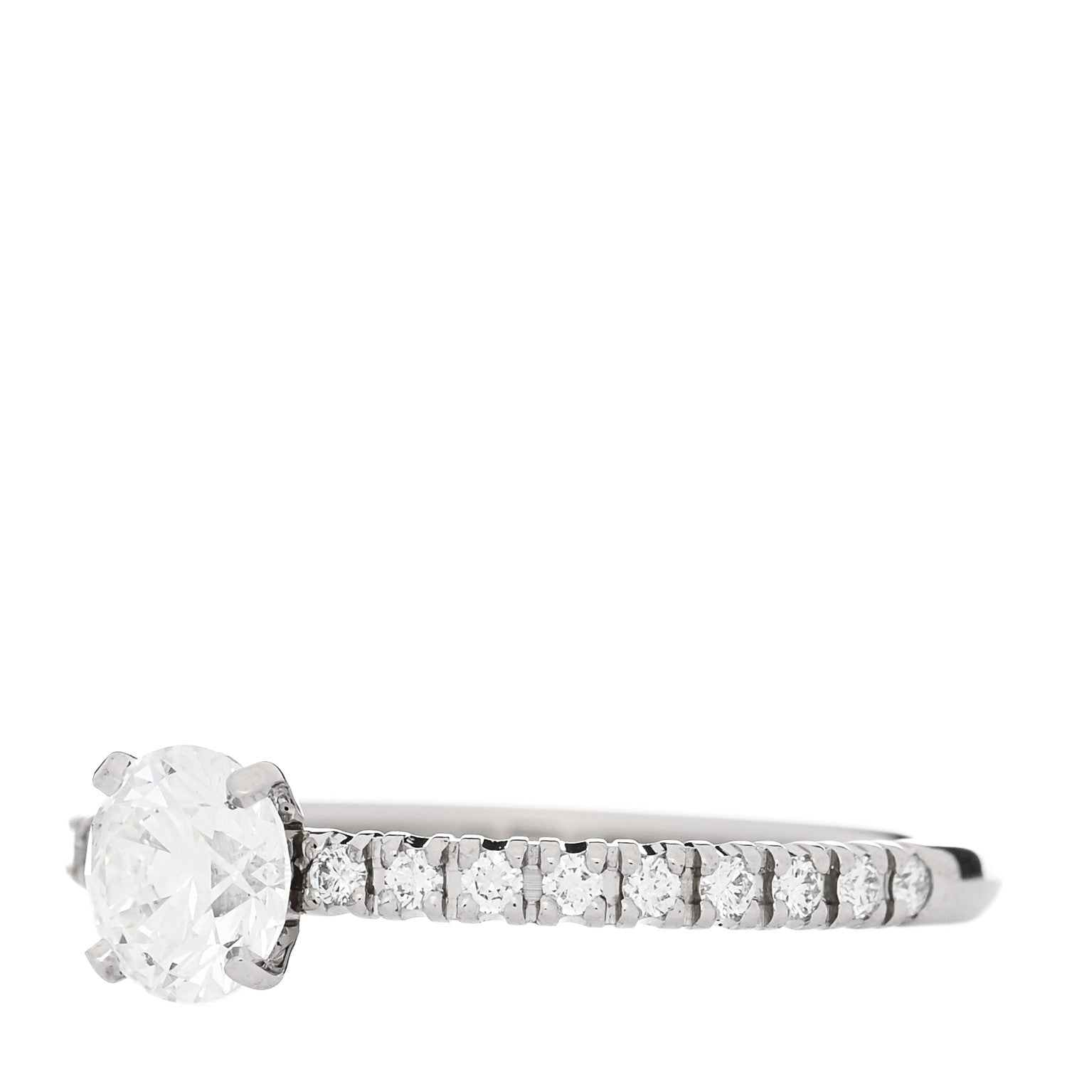 Cartier Platinum Diamond .40ct Etincelle De Cartier Solitaire Engagement Ring 46 3.75 3 of 7