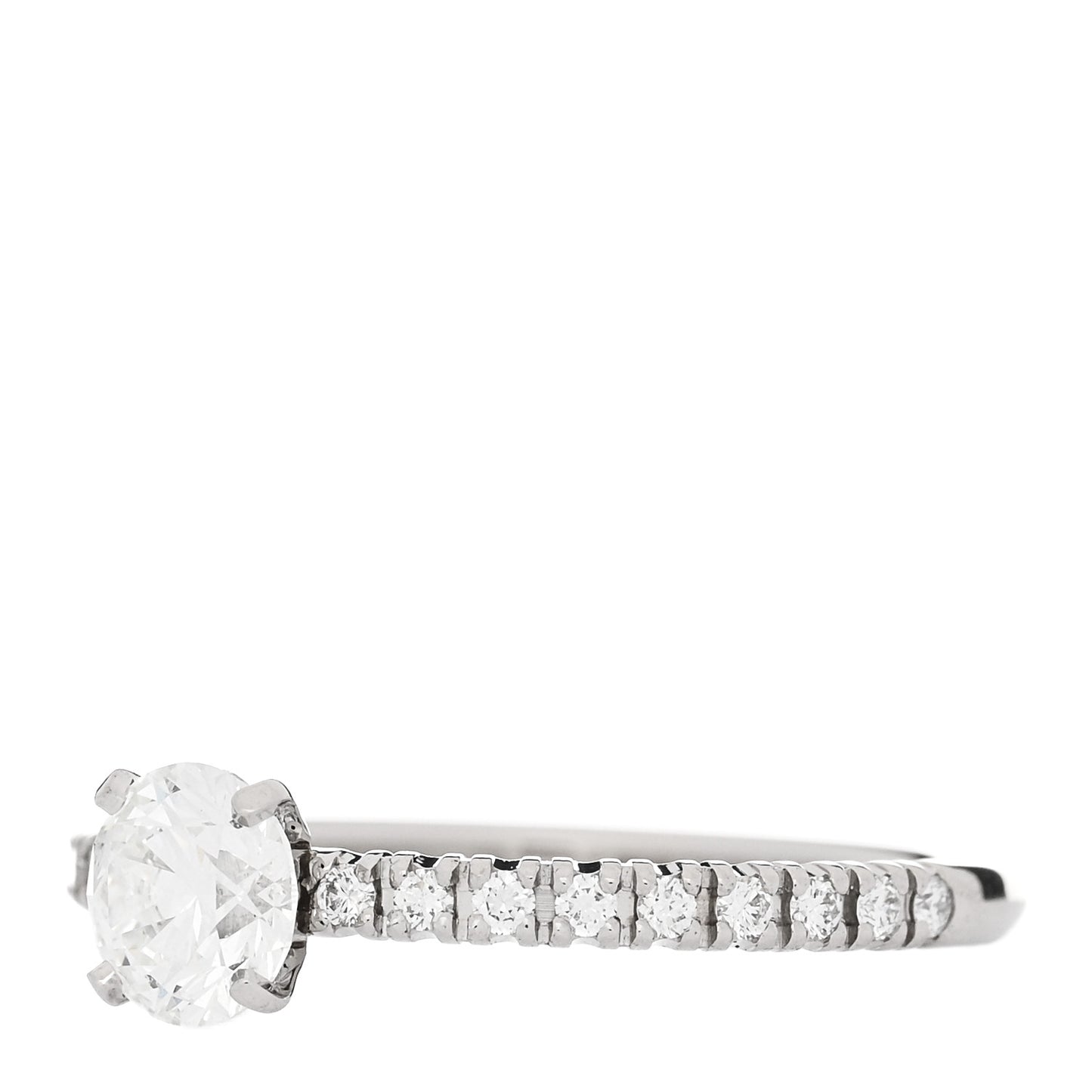 Platinum Diamond .40ct Etincelle De Cartier Solitaire Engagement Ring 46 3.75