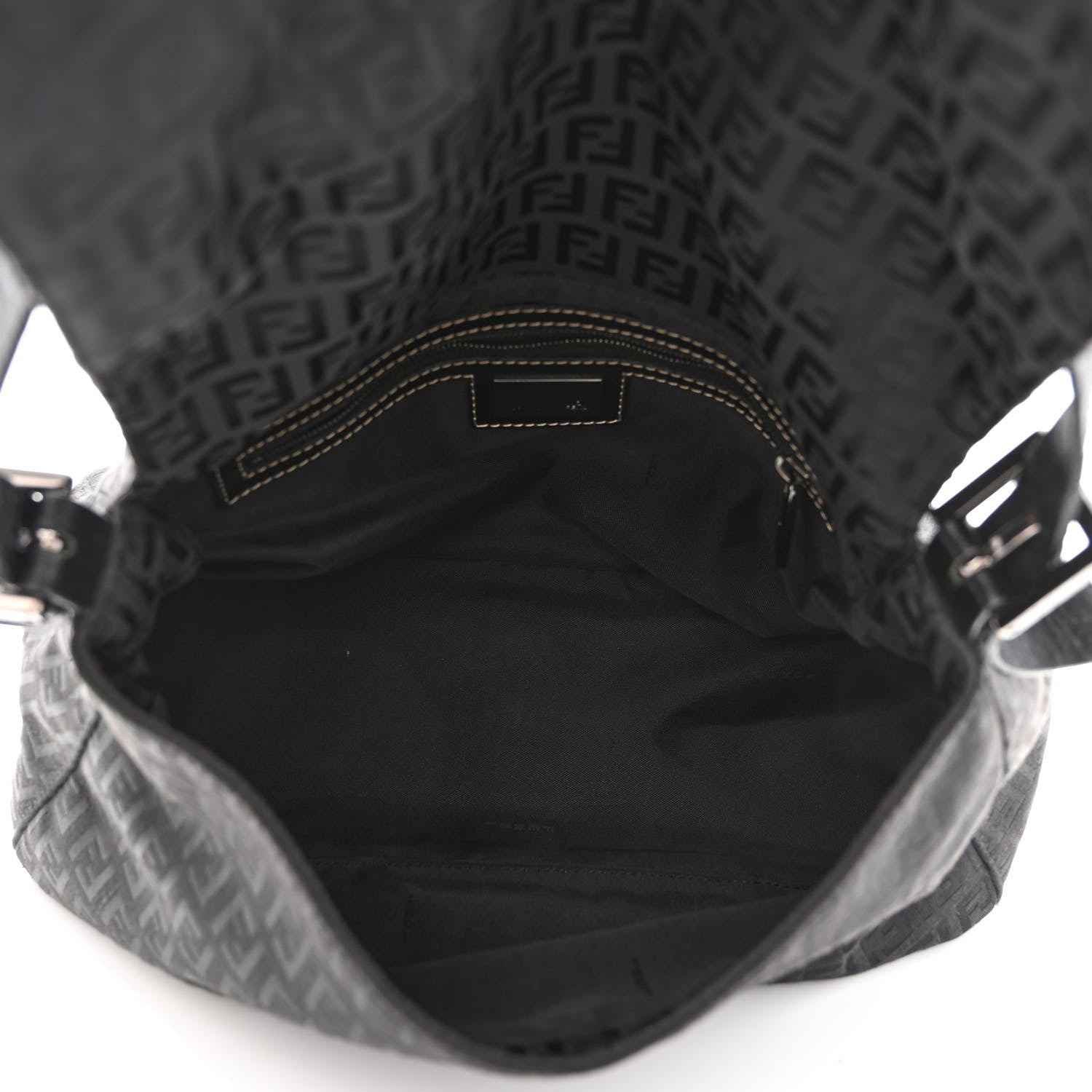 Fendi Zucchino Mama Baguette Black 5 of 9