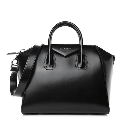 Givenchy Shiny Lord Calfskin Medium Antigona Black 1 of 10