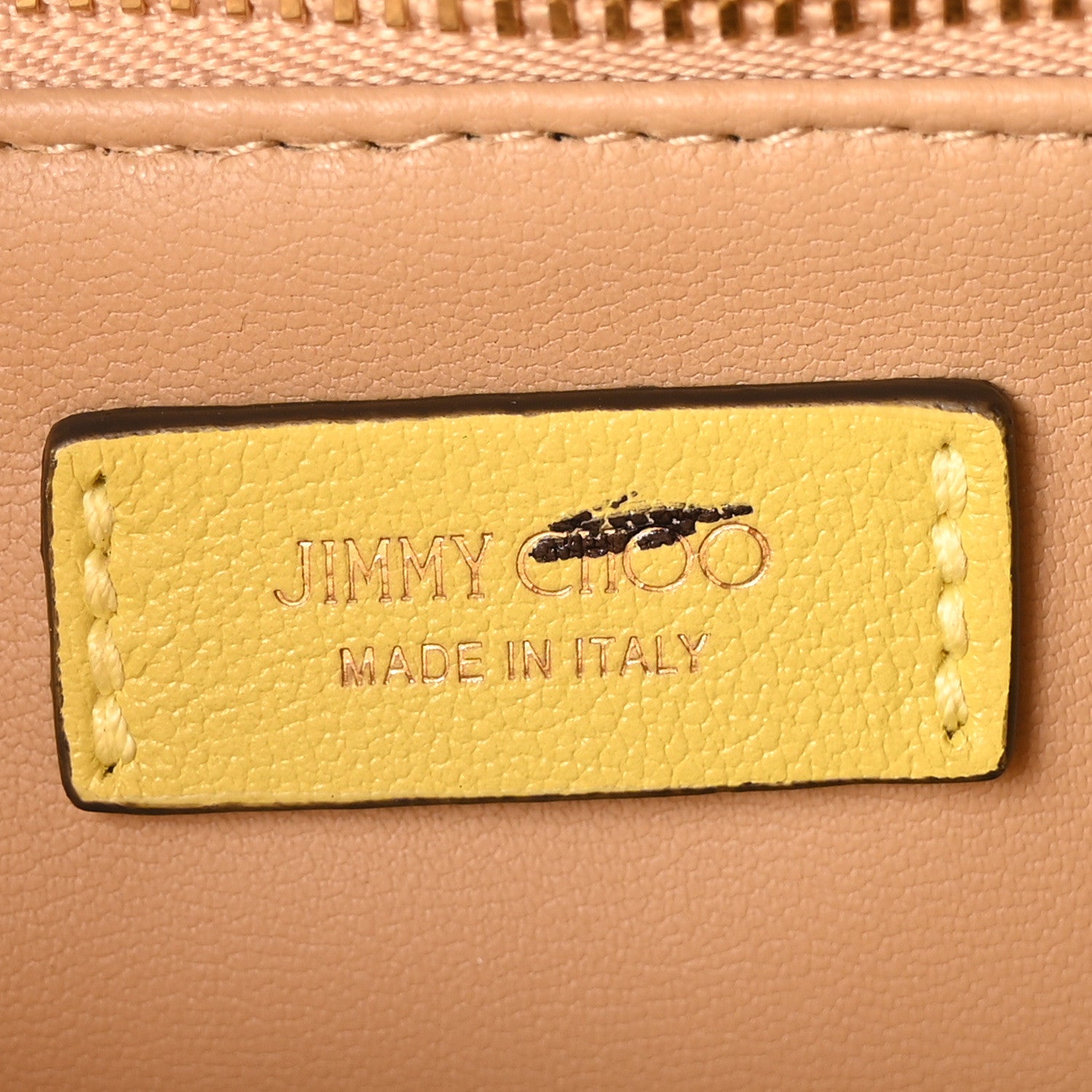 Jimmy Choo Soft Calfskin Diamond Hobo Yellow 6 of 9