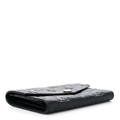 Louis Vuitton Empreinte Compact Curieuse Wallet Black 4 of 9