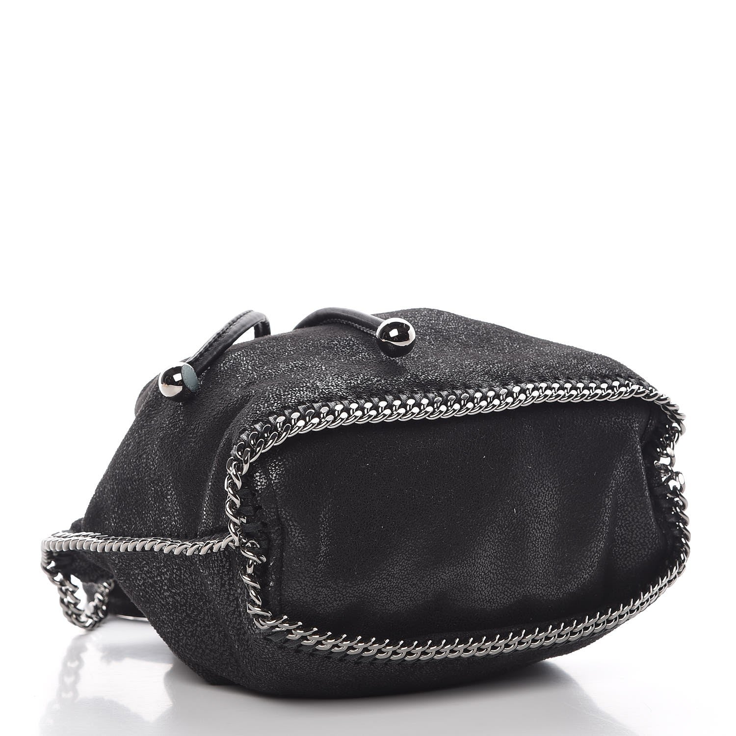 Stella McCartney Shaggy Deer Small Falabella Bucket Bag Black 4 of 8