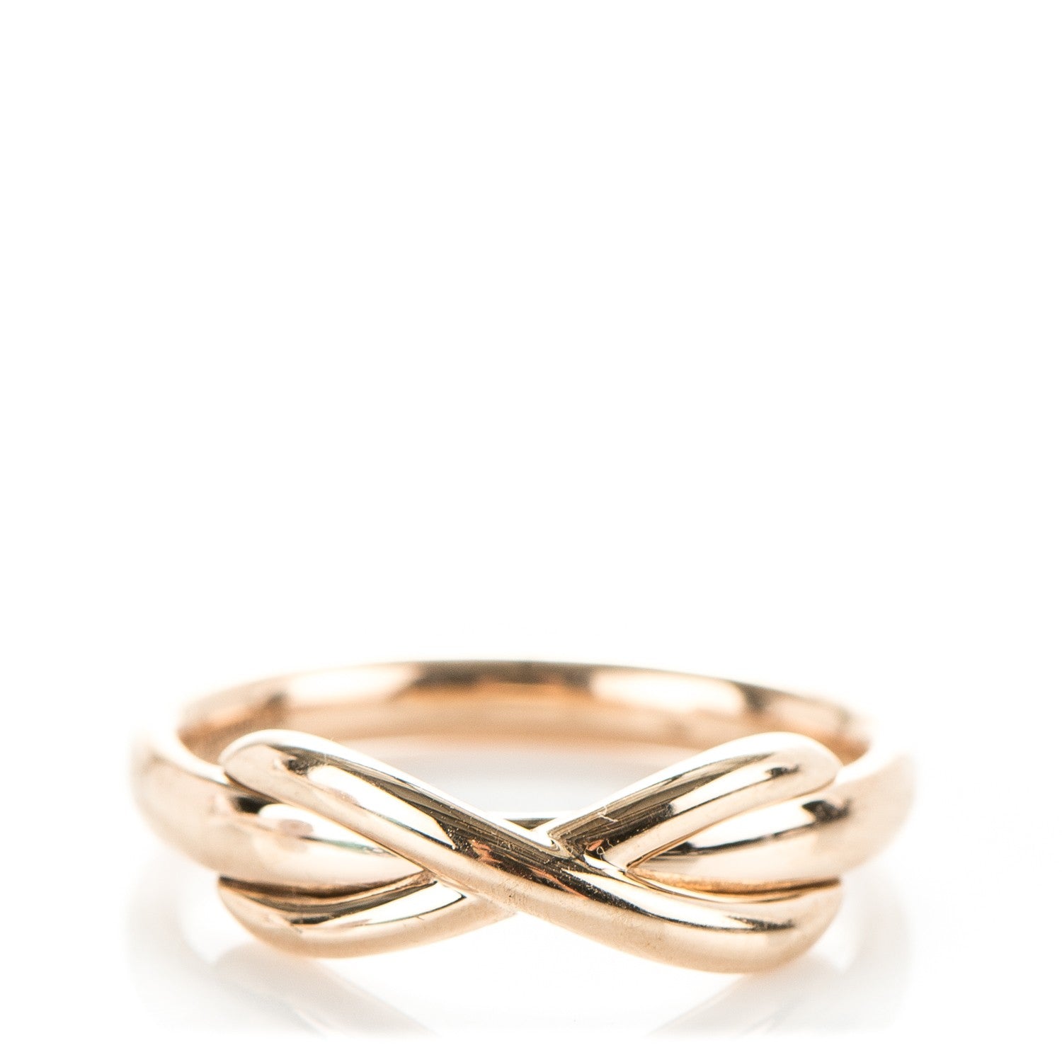 Tiffany 18K Rose Gold Infinity Ring 5 1 of 5