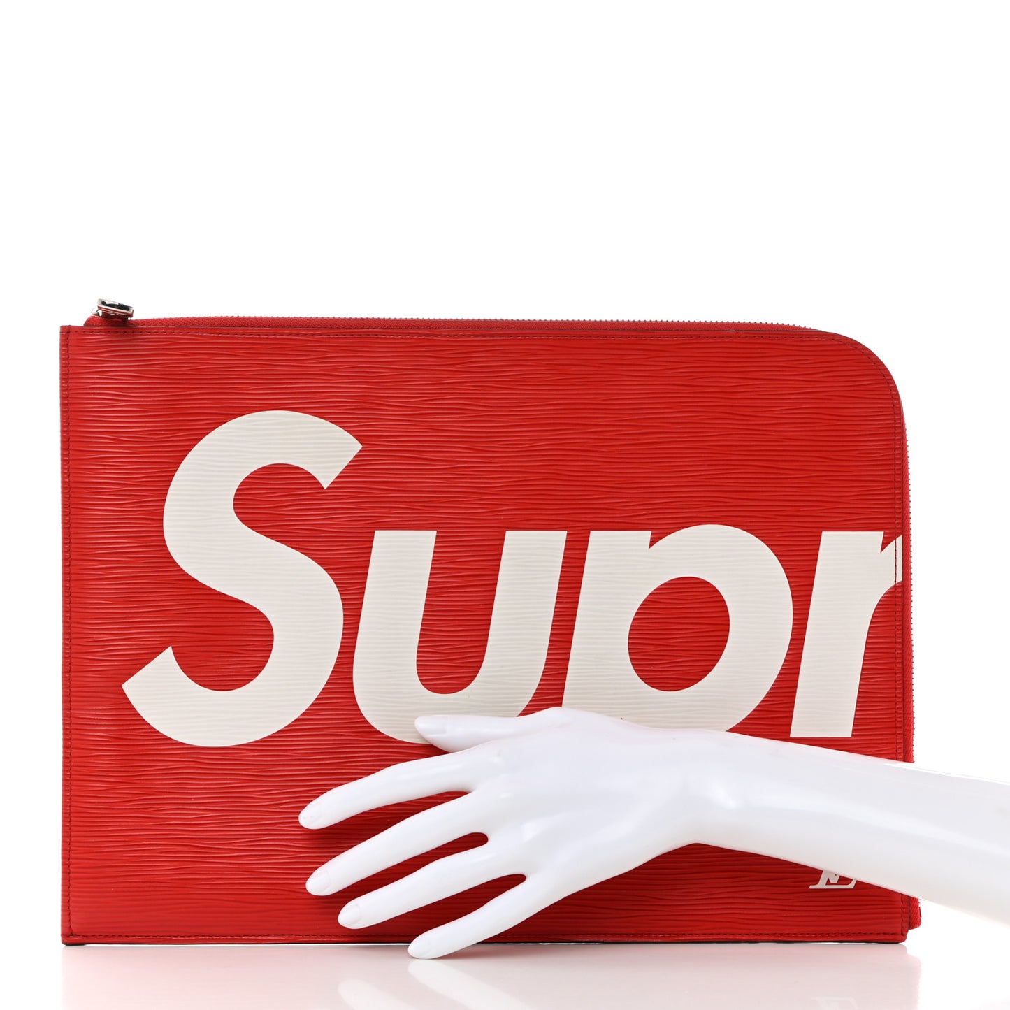 X SUPREME Epi Pochette Jour GM Red