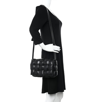 Bottega Veneta Nappa Maxi Intreccio Padded Cassette Crossbody Bag Black 2 of 11