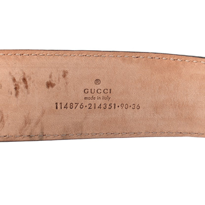 Gucci Guccissima Interlocking G Belt 90 36 Purple 5 of 5