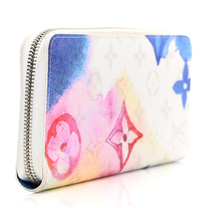 Louis Vuitton Monogram Watercolor Vertical Zippy Wallet 5 of 10