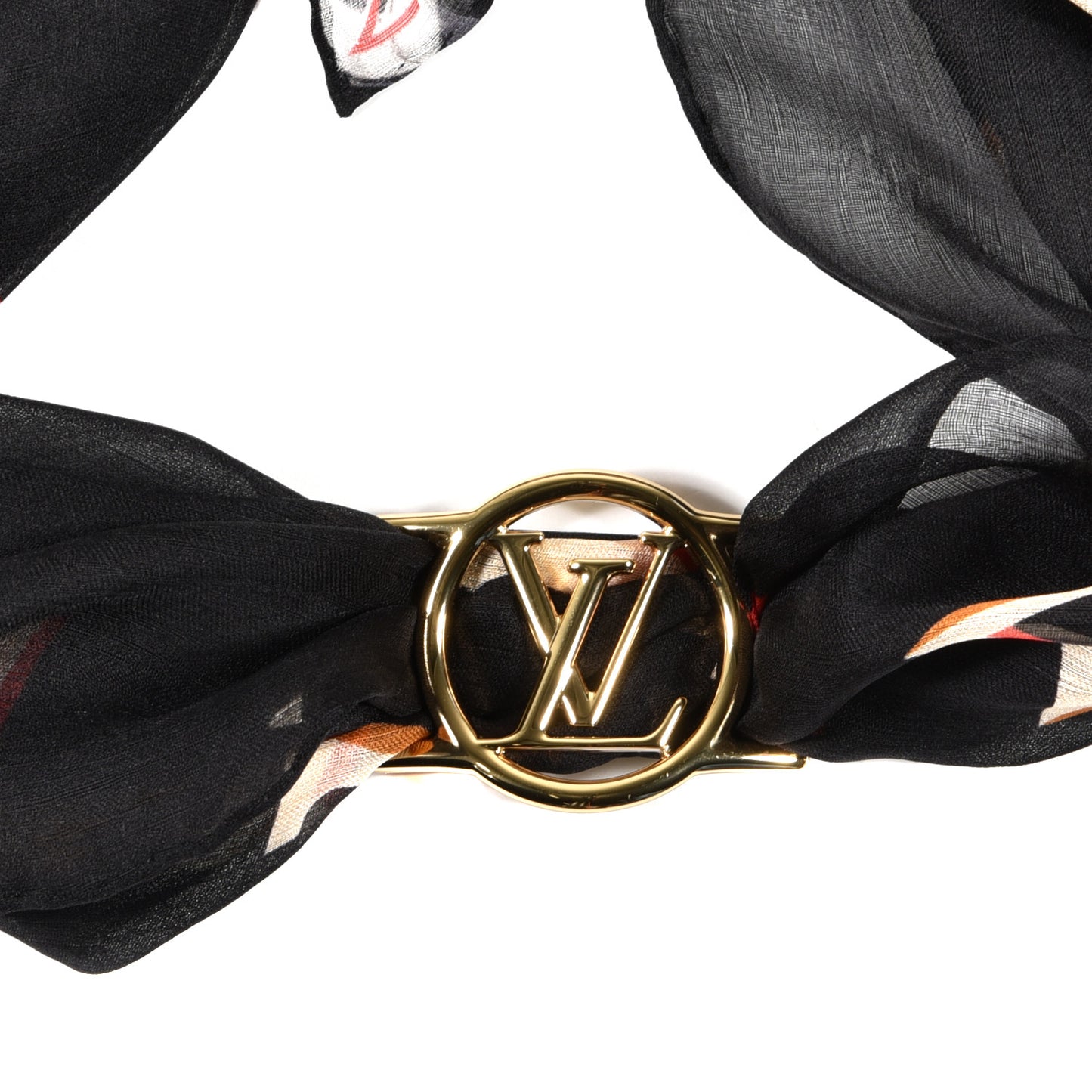 Giant Monogram Overgram LV Envy Bandeau Black