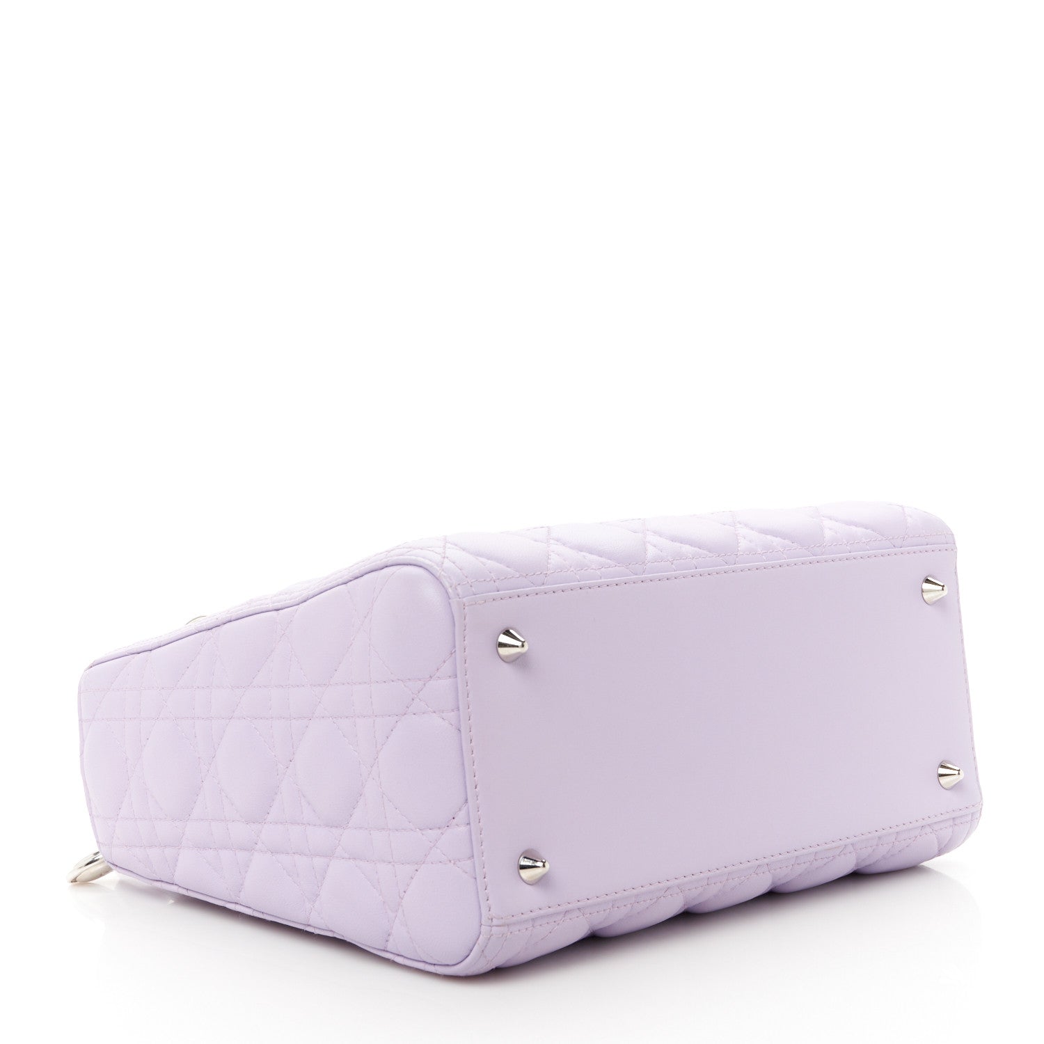 Christian Dior Lambskin Cannage Medium Lady Dior Purple 4 of 10