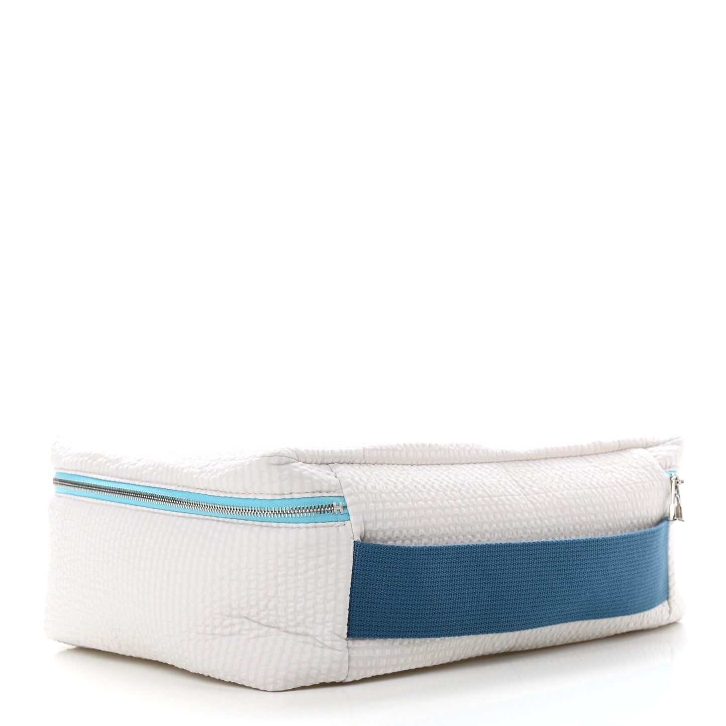 Printed Cotton Embroidered Medium Toogo Cabriole Case Gris Perle