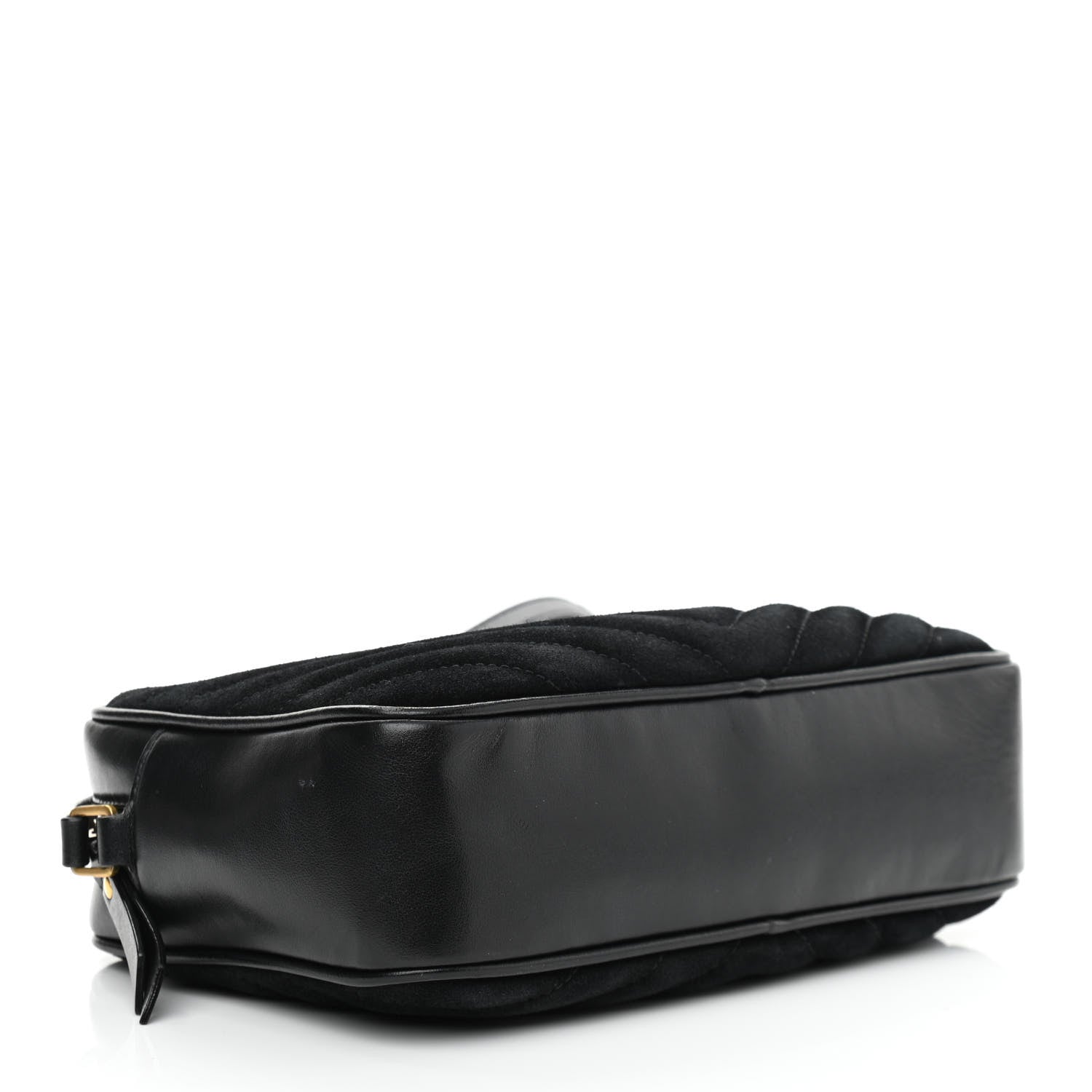 Saint Laurent Suede Calfskin Monogram Lou Camera Bag Black 4 of 12