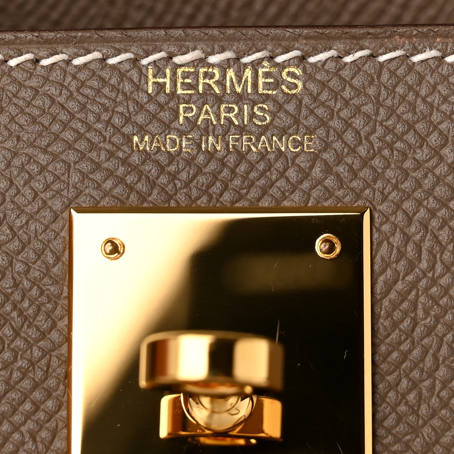 Hermes Epsom Kelly Sellier 32 Etoupe 6 of 11