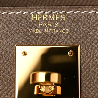 Hermes Epsom Kelly Sellier 32 Etoupe 6 of 11