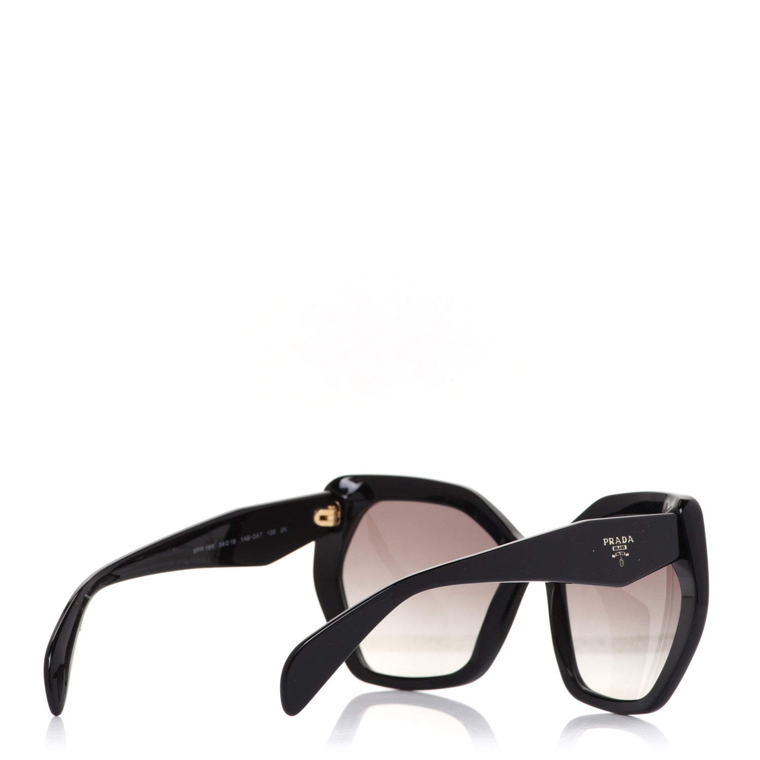 Prada Sunglasses SPR 16R Black 4 of 7