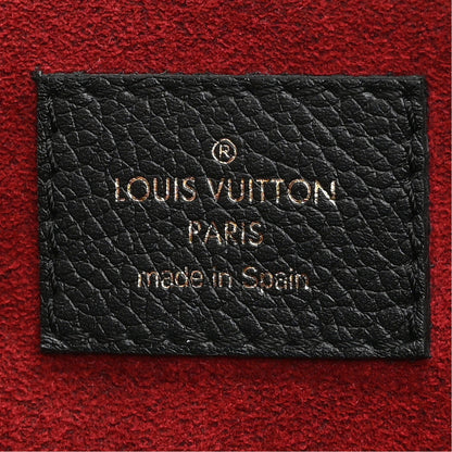 Louis Vuitton Empreinte Monogram Giant Speedy Bandouliere 25 Black Beige 6 of 9
