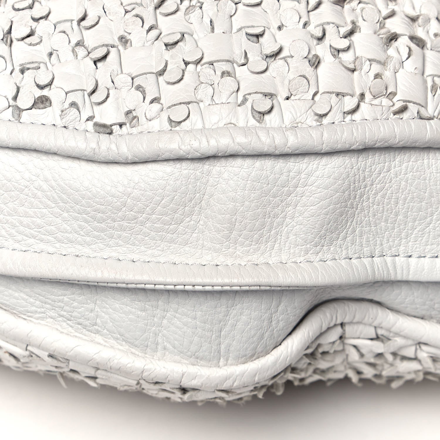 Bottega Veneta Nappa Intrecciato Large Loop Hobo White 10 of 16