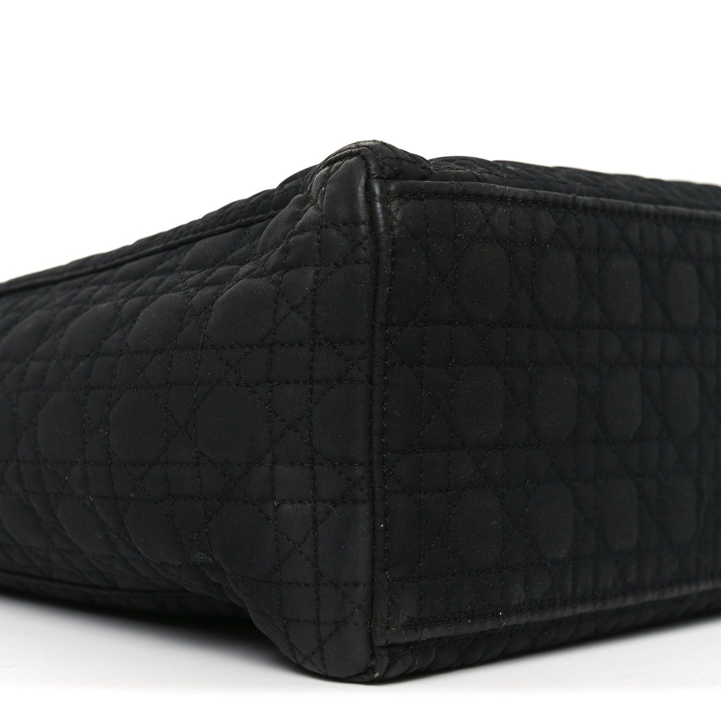 Nylon Cannage Large Lady Dior Black