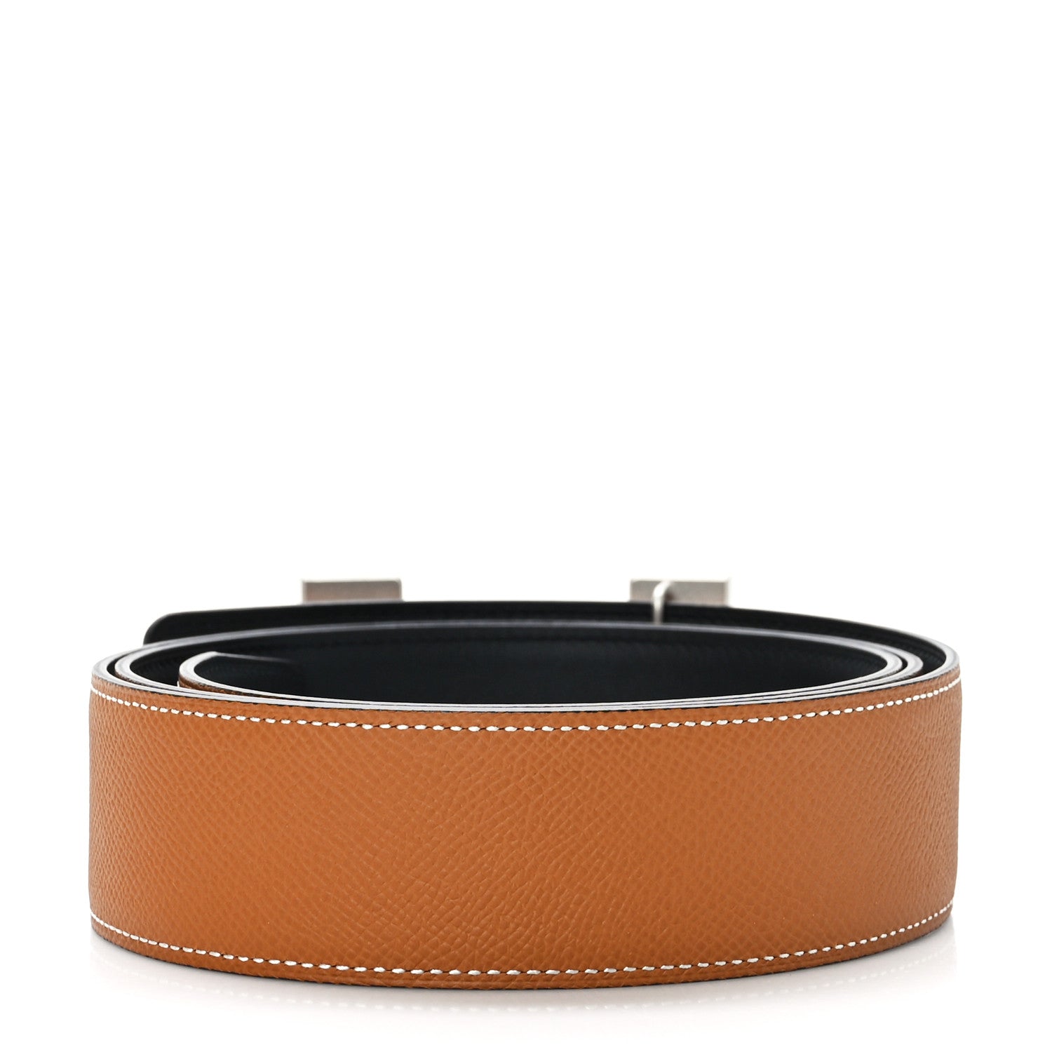 Hermes Swift Epsom 42mm Constance H 2 Belt 95/38 Black Gold 2 of 5