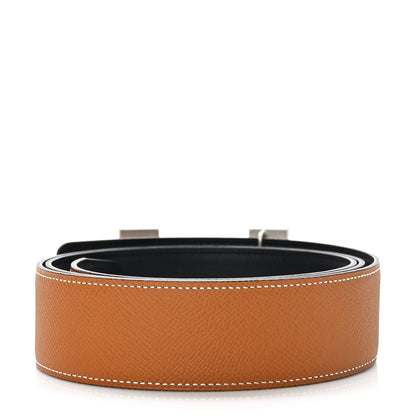 Hermes Swift Epsom 42mm Constance H 2 Belt 95/38 Black Gold 2 of 5