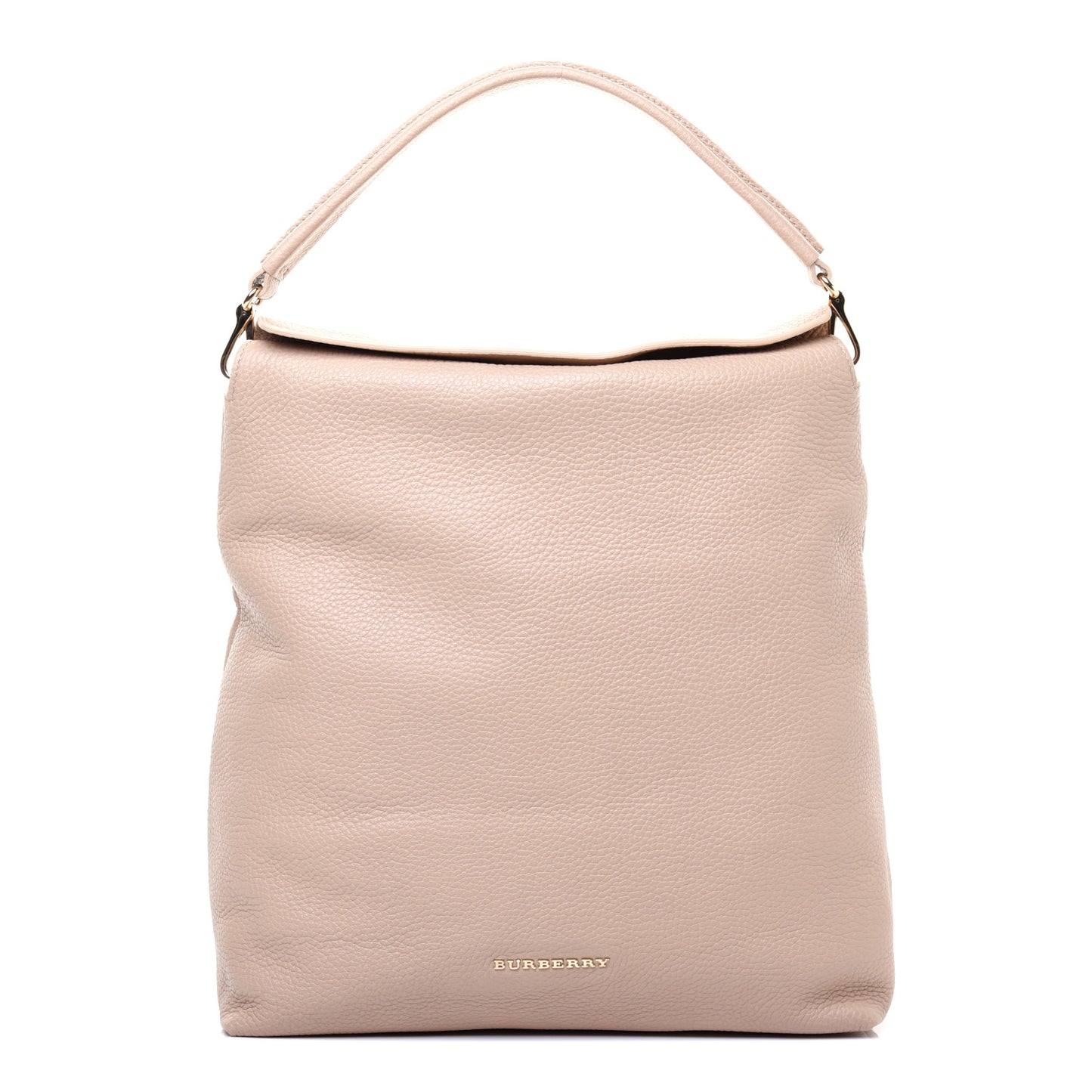 Grainy Calfskin Medium Cale Hobo Light Nude