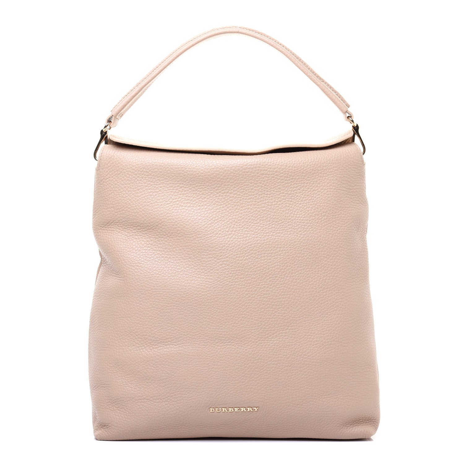Burberry Grainy Calfskin Medium Cale Hobo Light Nude 1 of 12