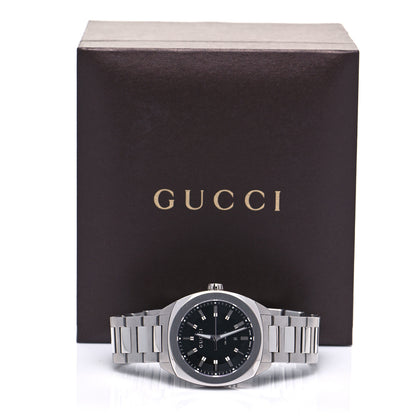 Gucci Stainless Steel 36mm G-Timeless Quartz Watch Black 6 of 6