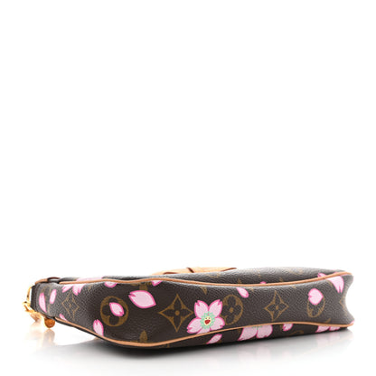 Louis Vuitton Monogram Cherry Blossom Pochette Accessories Brown 4 of 8