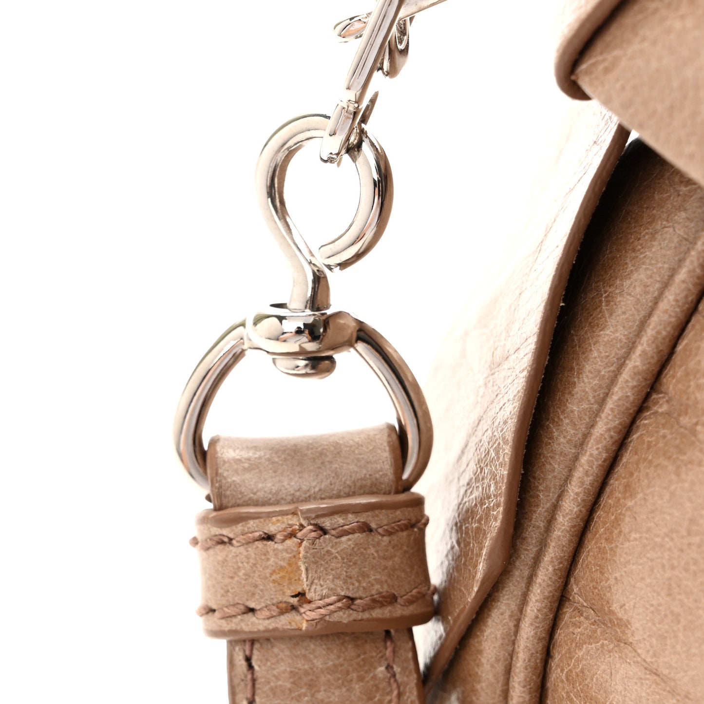 Vitello Lux Mini Bow Bag Cammeo