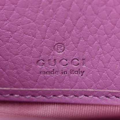 Gucci Dollar Calfskin Monochrome GG Marmont Zip Around Wallet Wisteria Chic 6 of 8