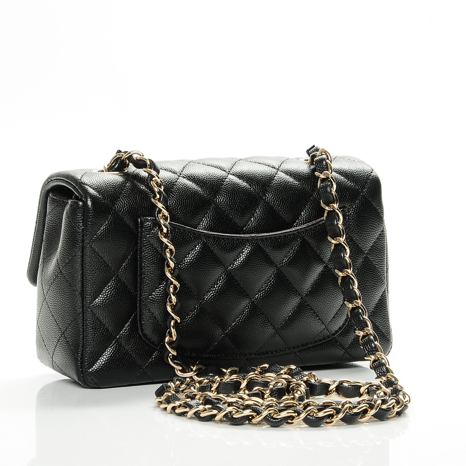 Chanel Caviar Quilted Mini Rectangular Flap Black 3 of 7