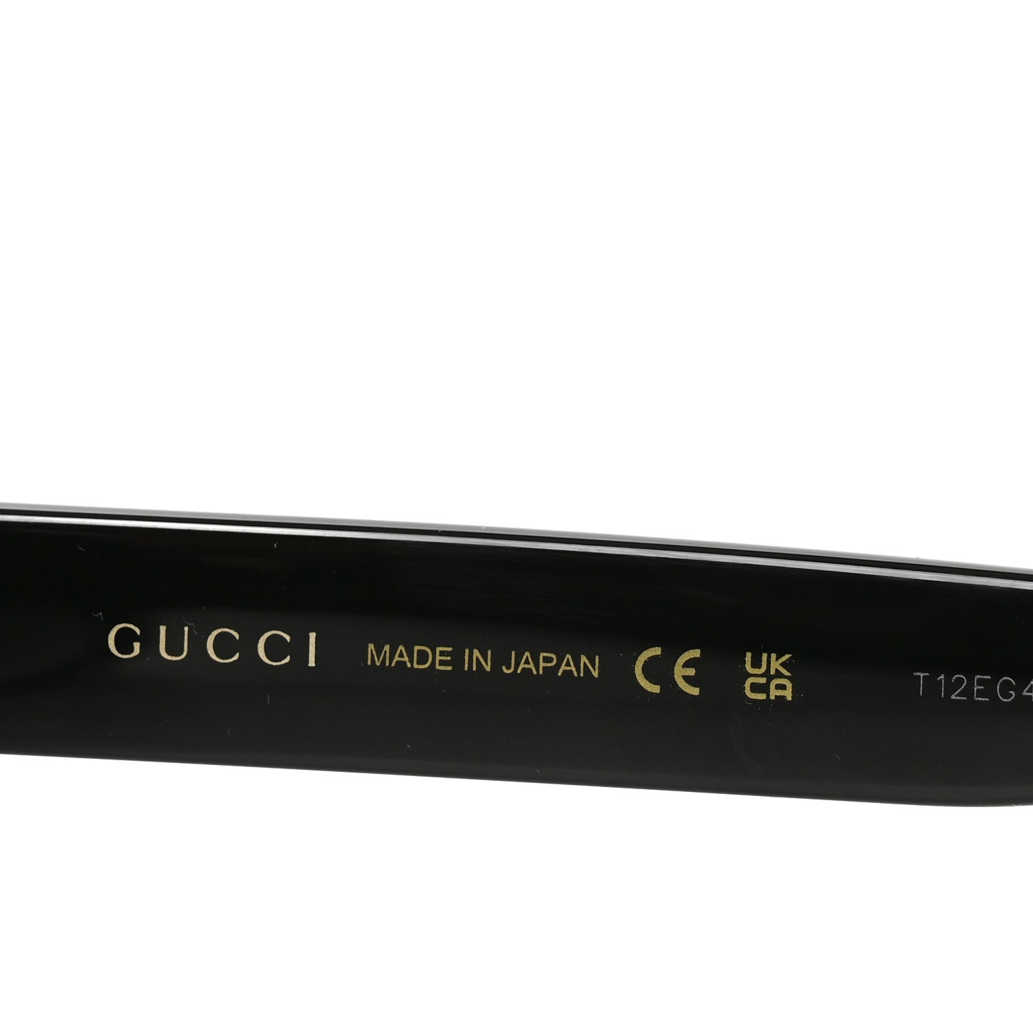 Gucci Acetate Square Frame Sunglasses GG0036S Black 5 of 7