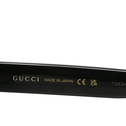 Gucci Acetate Square Frame Sunglasses GG0036S Black 5 of 7
