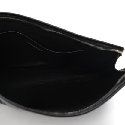 Balenciaga Agneau Arena Graffiti All Over Bazar Pouch Black White 6 of 6