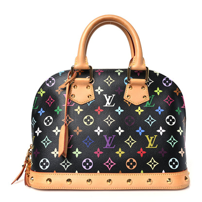 Louis Vuitton Monogram Multicolor Alma PM Black 1 of 12