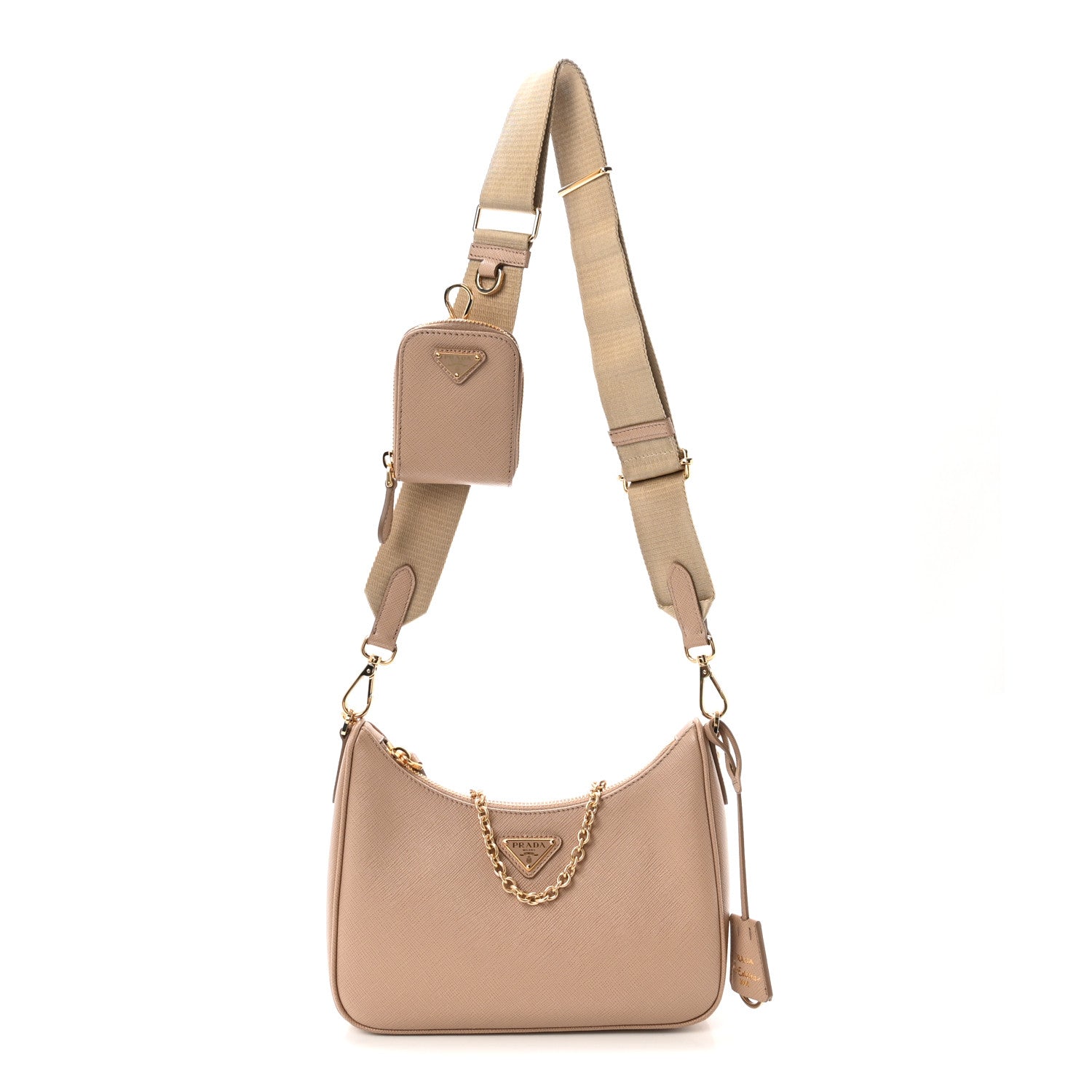Prada Saffiano Lux Re-Edition 2005 Shoulder Bag Cammeo 1 of 9