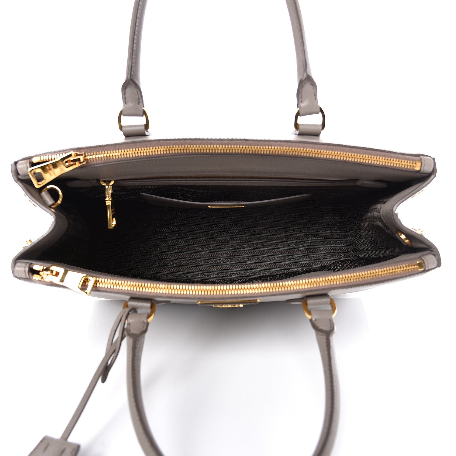 Prada Saffiano Medium Galleria Double Zip Tote Argilla 5 of 13