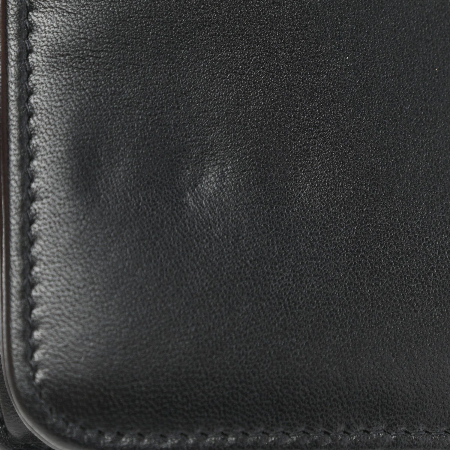 Chanel Lambskin Quilted Studded Wallet On Chain WOC Black 10 of 11