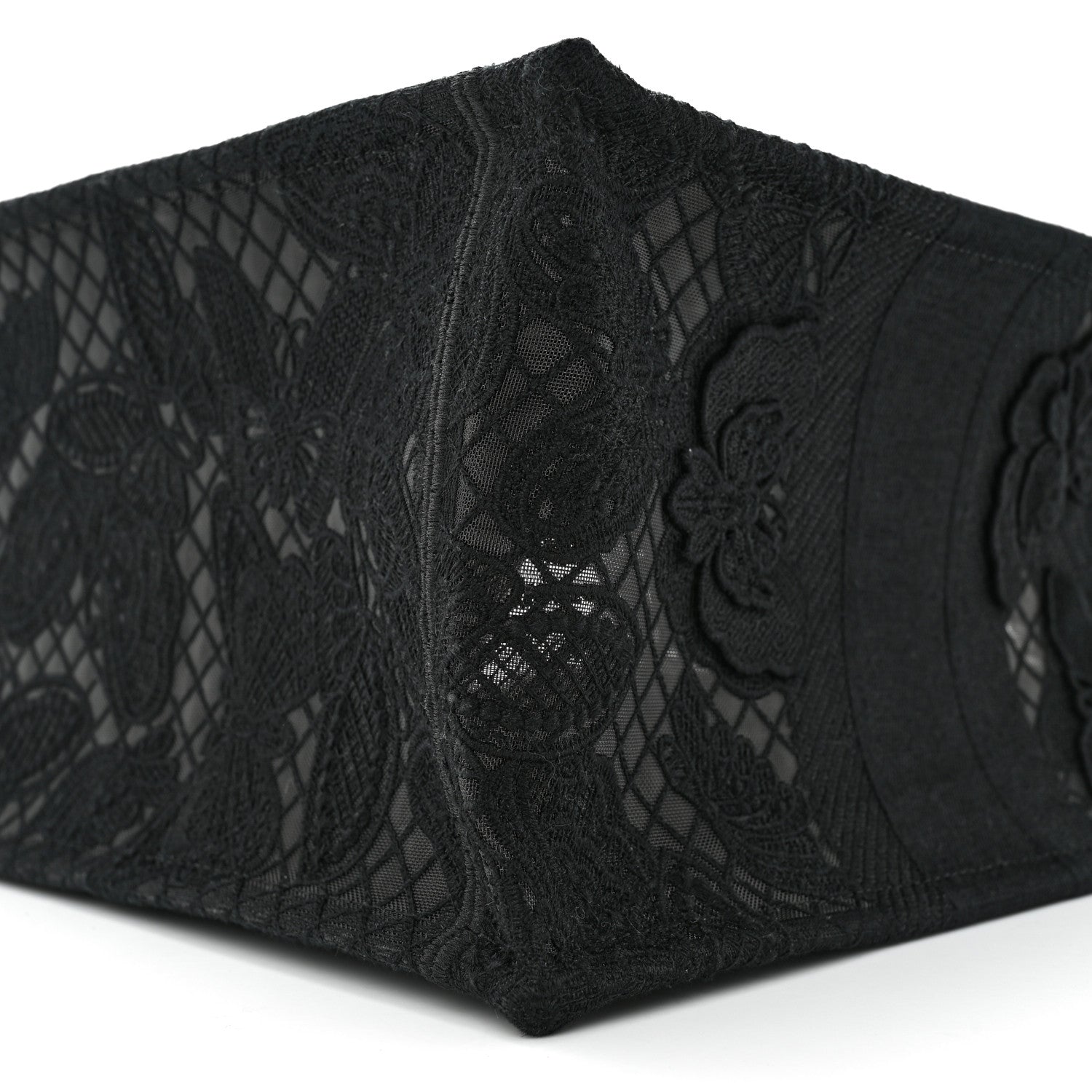 Christian Dior Embroidered 3D Macrame D-Lace Butterfly Medium Book Tote Black Multicolor 10 of 10