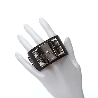 Hermes Chamonix Collier de Chien CDC Bracelet S Chocolate 2 of 6