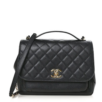 Chanel Caviar Quilted Large Business Affinity Flap Black 1 of 11