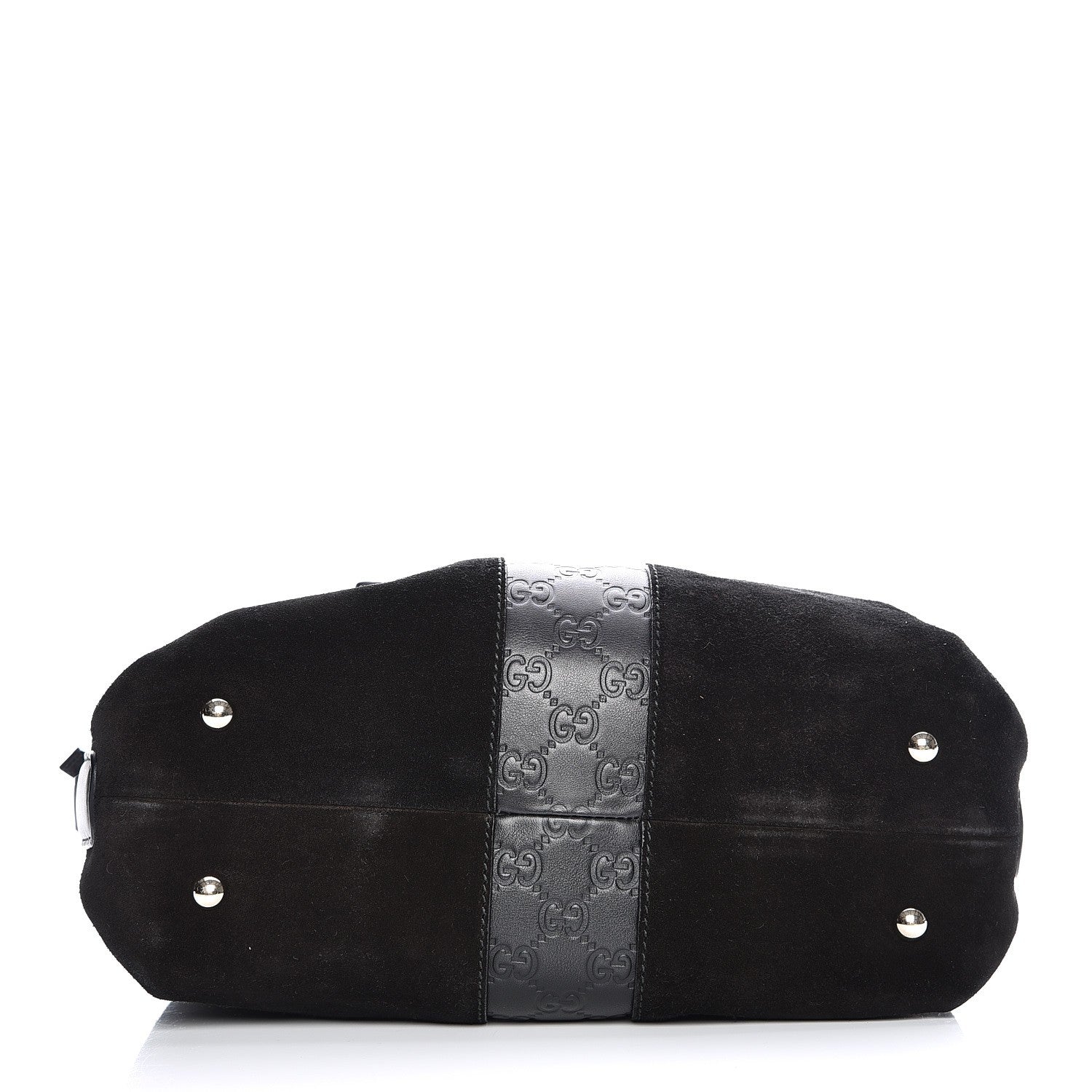 Gucci Suede Guccissima Small Boston Black 8 of 9