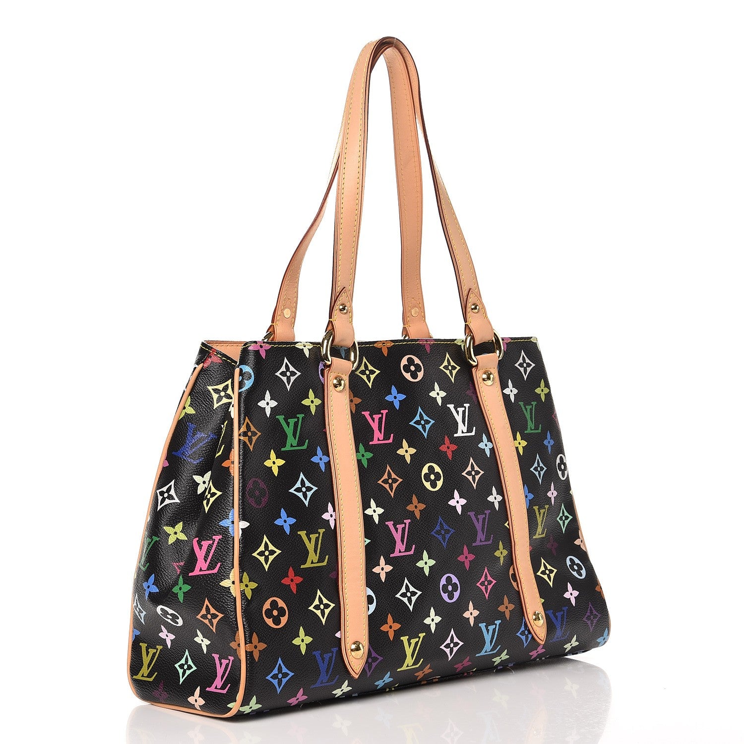 Louis Vuitton Monogram Multicolor Aurelia MM Black 3 of 6