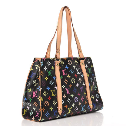 Louis Vuitton Monogram Multicolor Aurelia MM Black 3 of 6