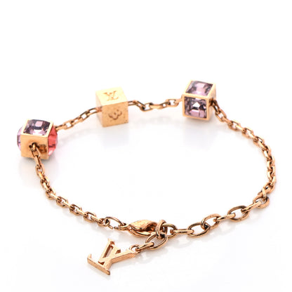 Louis Vuitton Swarovski Gamble Bracelet Gold 3 of 6