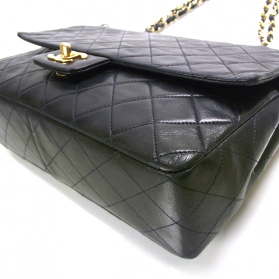 Chanel Quilted Lambskin Flap Navy 5 of 14