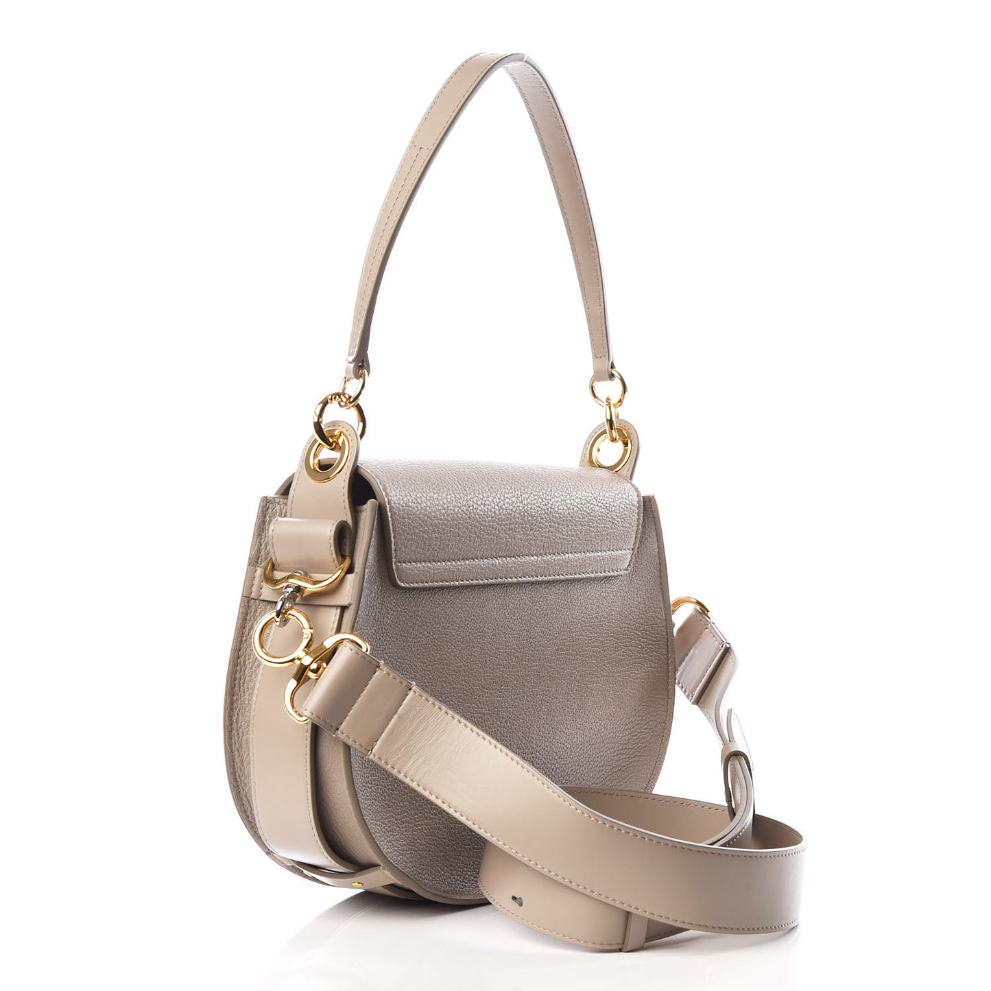 Calfskin Large Tess Bag Motty Grey