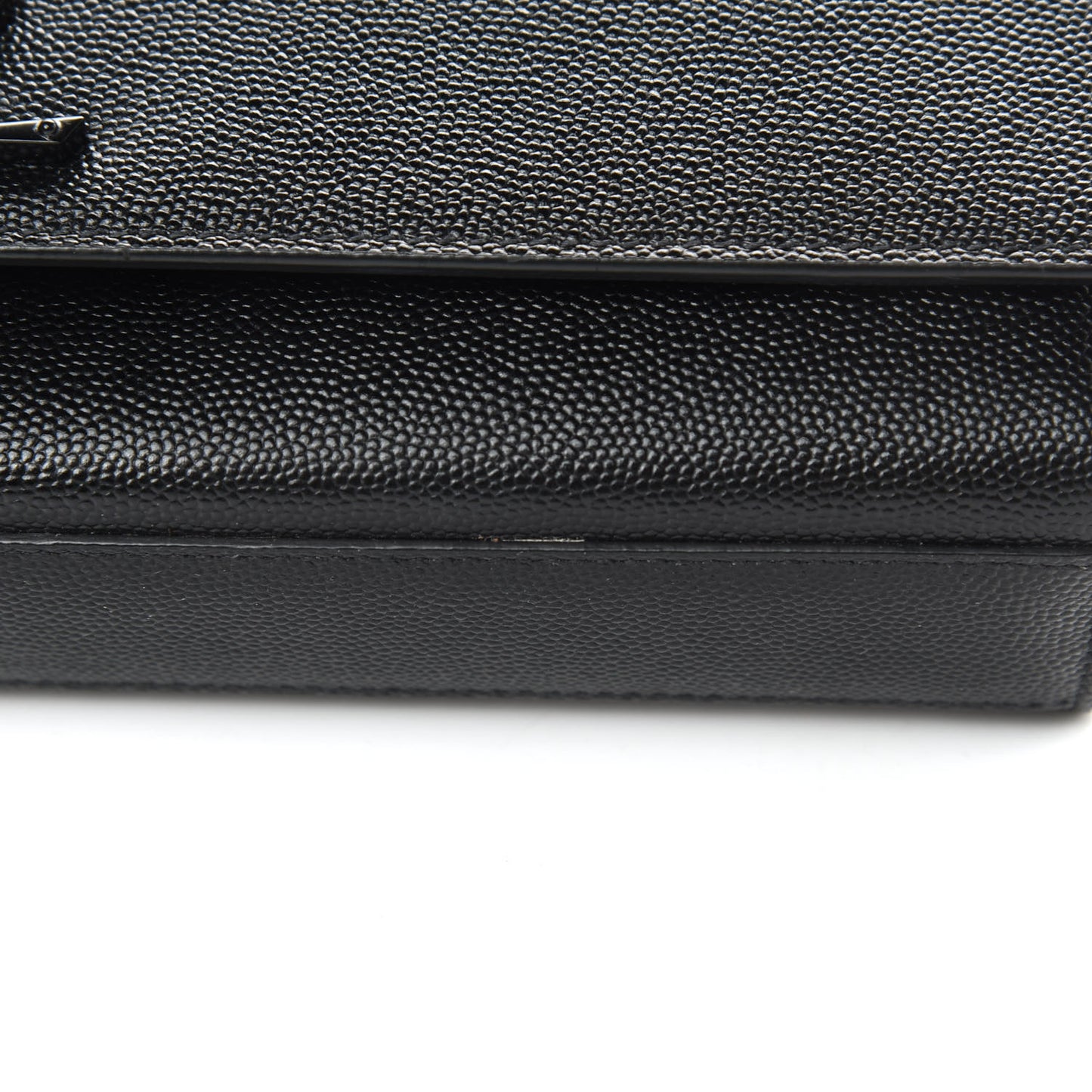 Grain De Poudre Medium Classic Monogram Kate Satchel Black